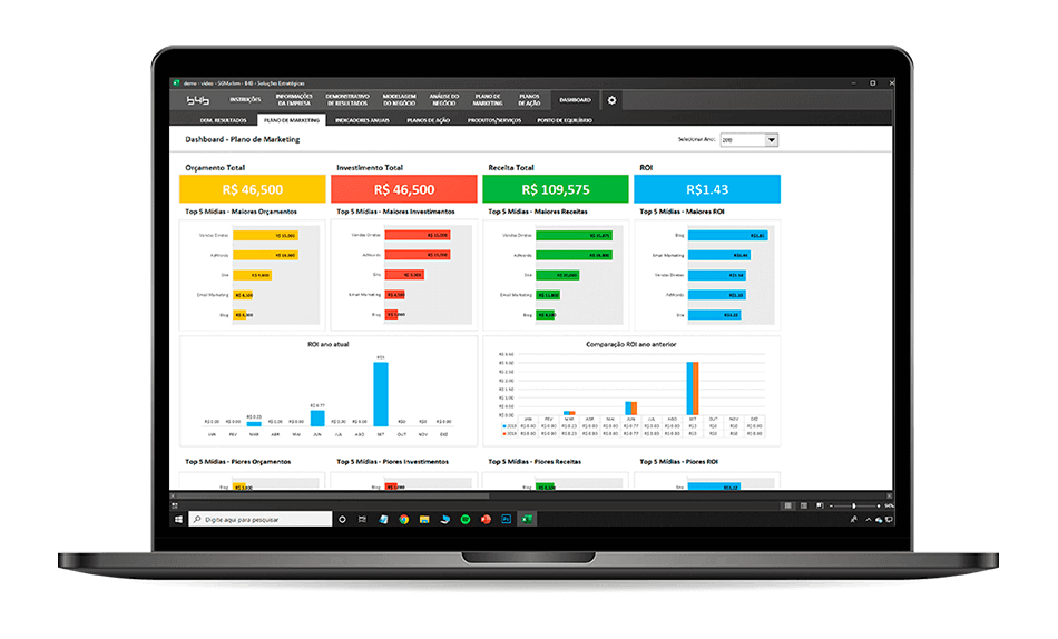 Marketfy - Sistema de Gestão de Marketing em Excel 9